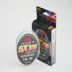 슈퍼루키 2중 코팅합사(카본+실리콘) SX 836