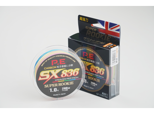 슈퍼루키 2중 코팅합사(카본+실리콘) SX 836